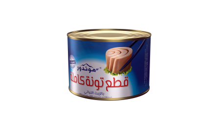 تونة في زيت نباتي
